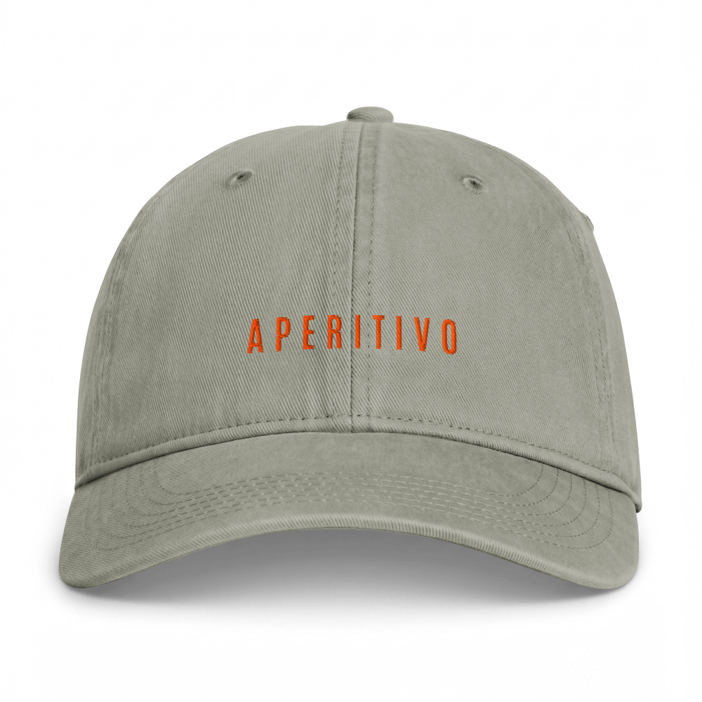 Aperitivo Embroidered Washed Cap