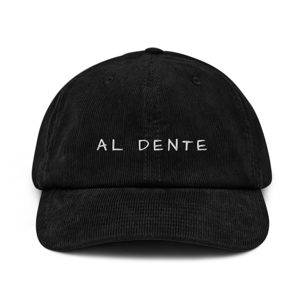Al Dente Embroidered Corduroy Cap