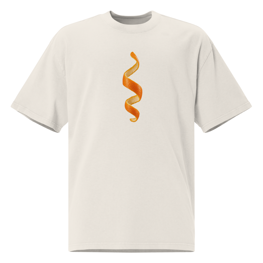 Orange Peel Twist Oversized T-Shirt