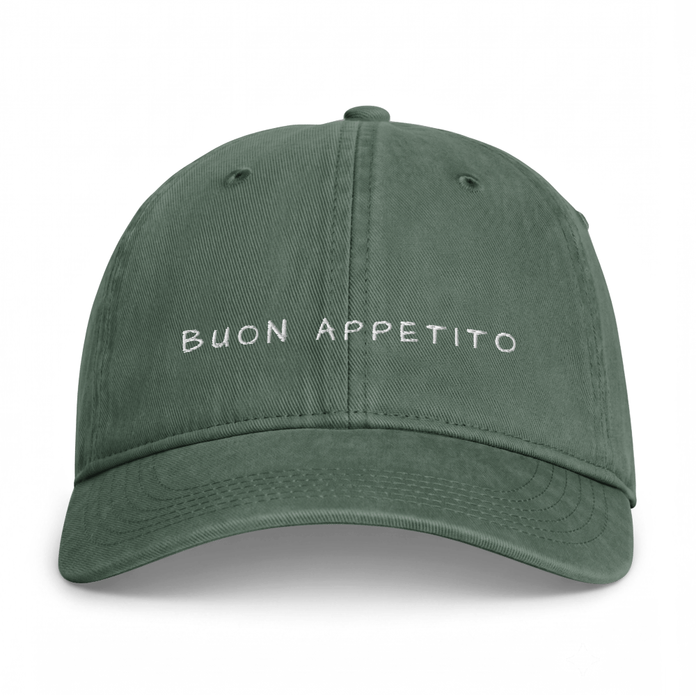 Buon Appetito Embroidered Cap