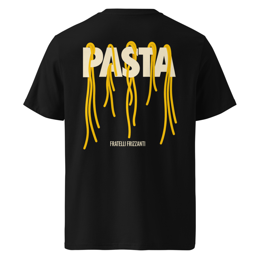 Spaghetti Pasta Back-Print T-Shirt
