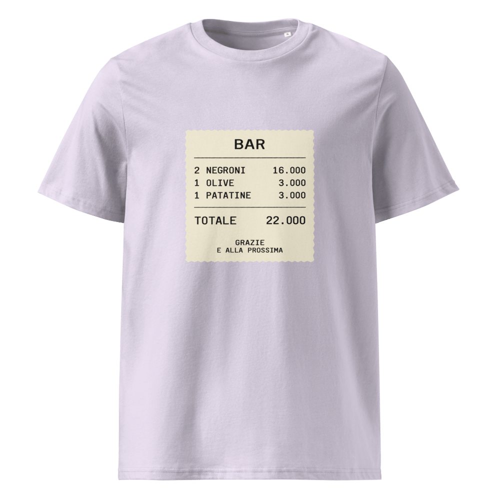 Il Conto Bar Receipt T-Shirt