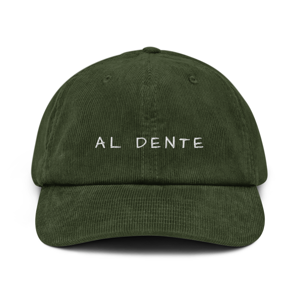 Al Dente Embroidered Corduroy Cap