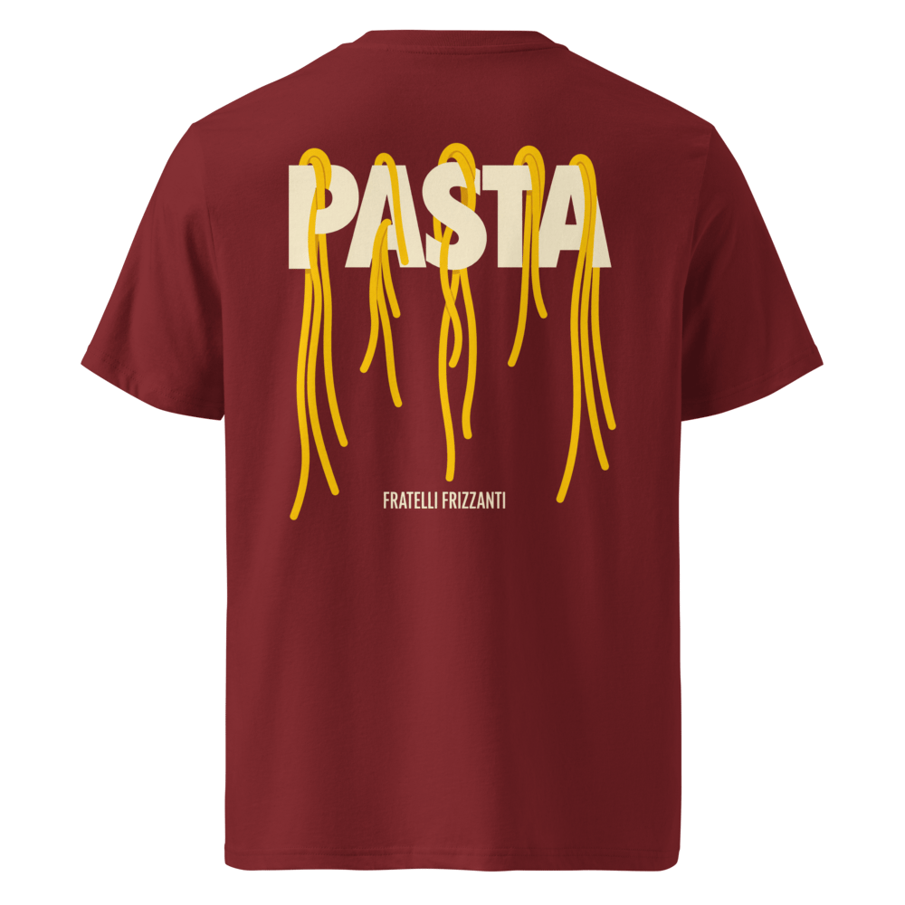 Spaghetti Pasta Back-Print T-Shirt