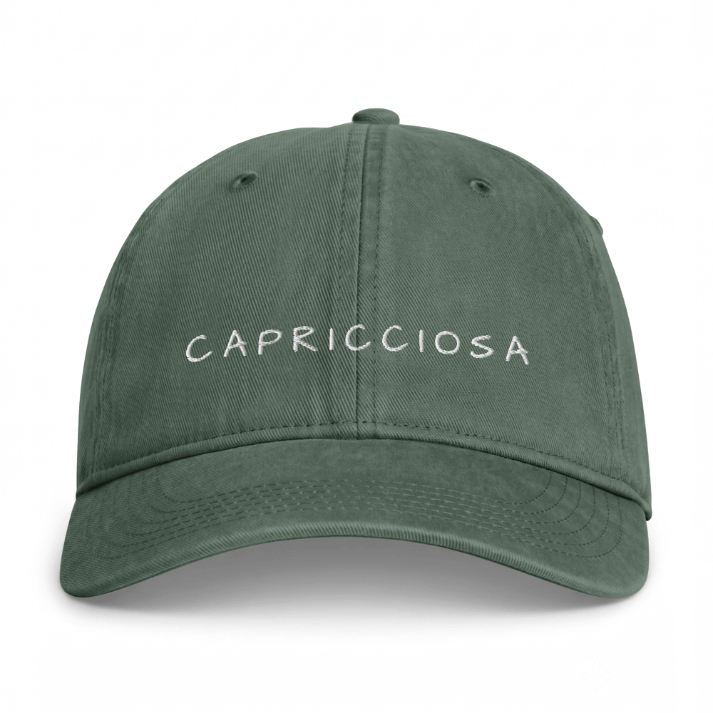 Capricciosa Embroidered Cap