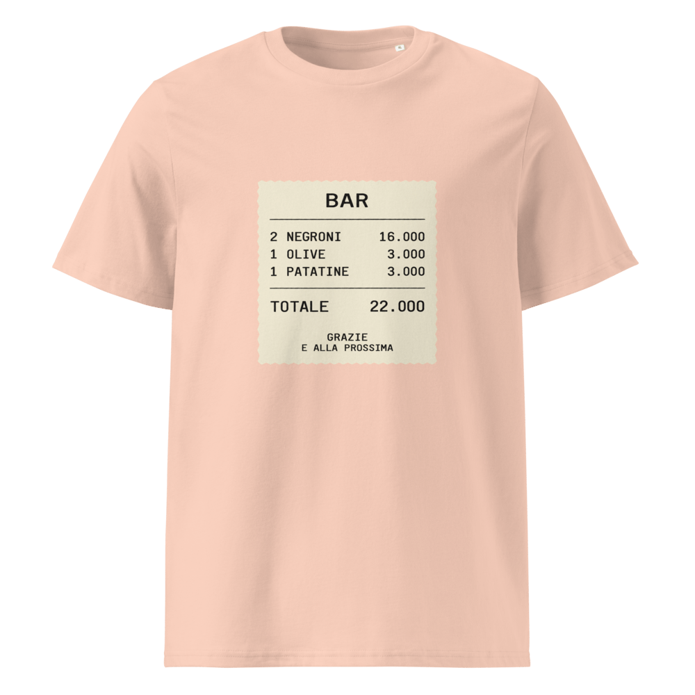 Il Conto Bar Receipt T-Shirt