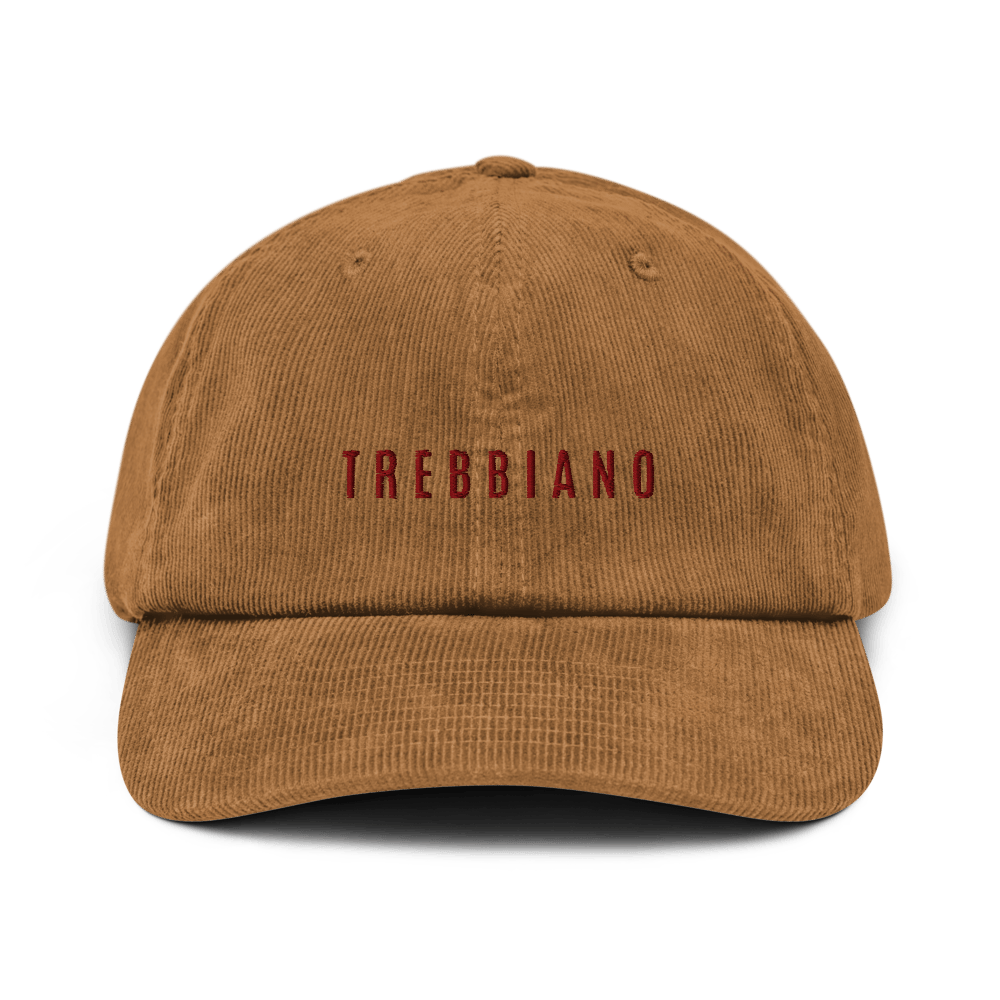 Trebbiano Embroidered Corduroy Cap
