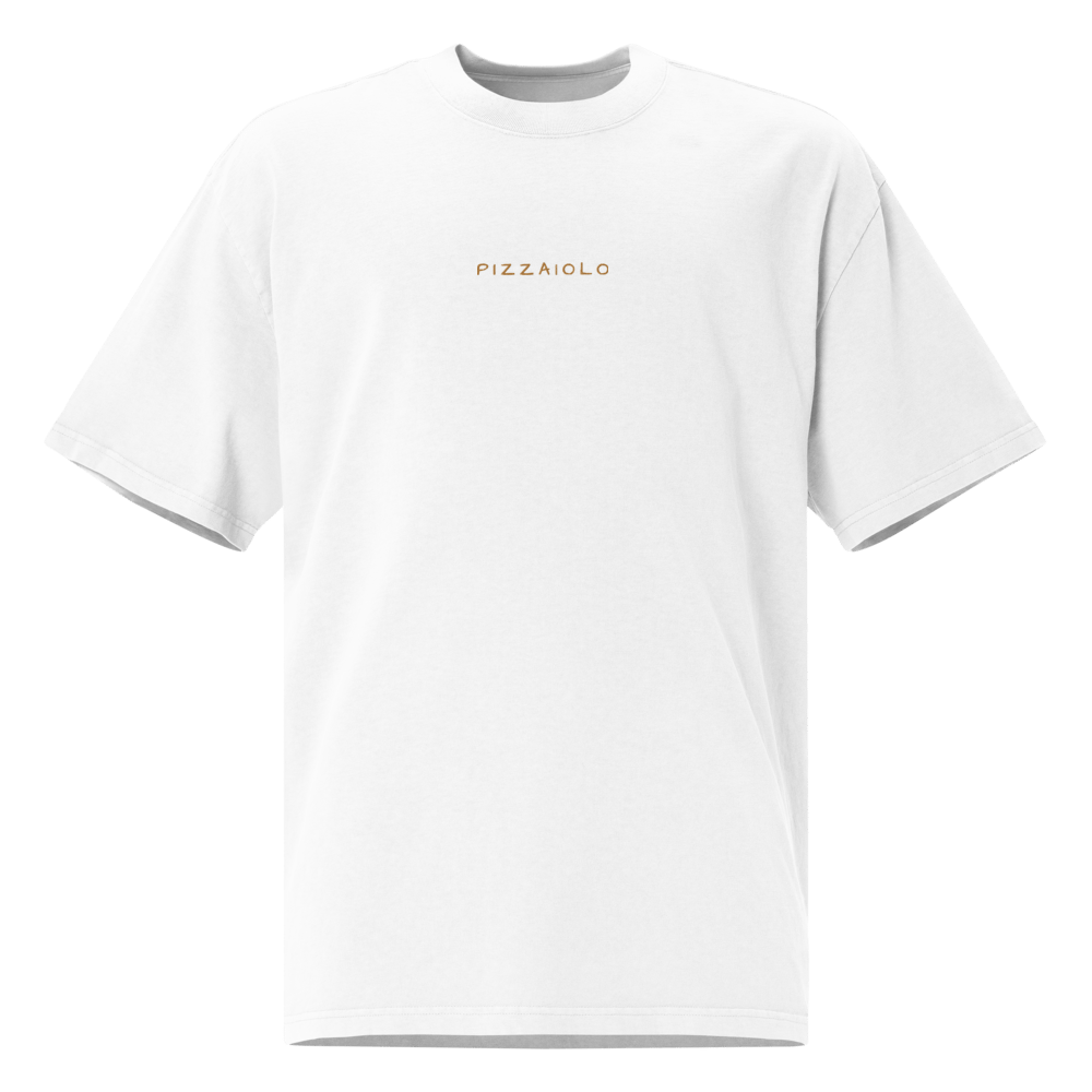 Pizzaiolo Embroidered Oversized T-Shirt