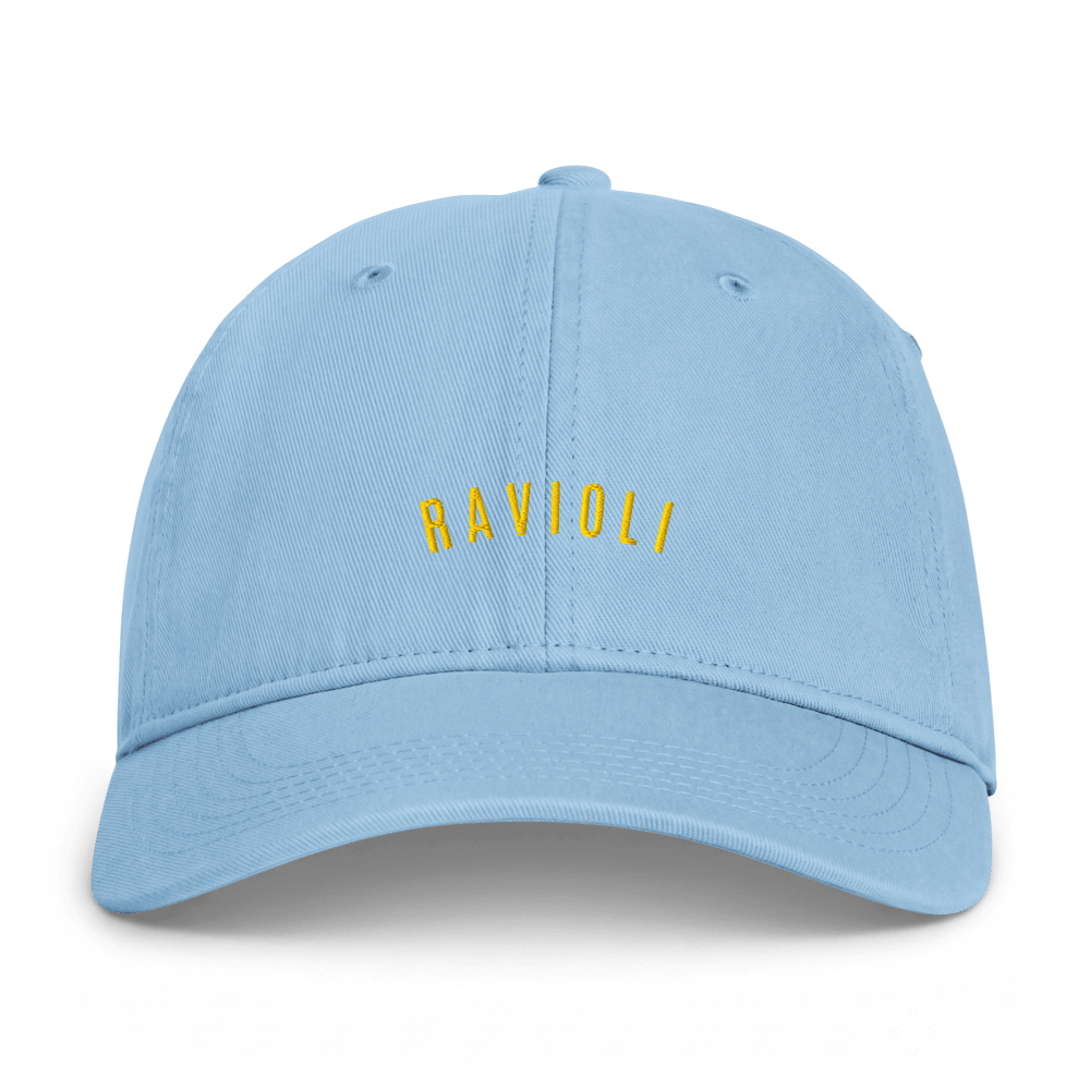 Ravioli Embroidered Washed Cotton Cap