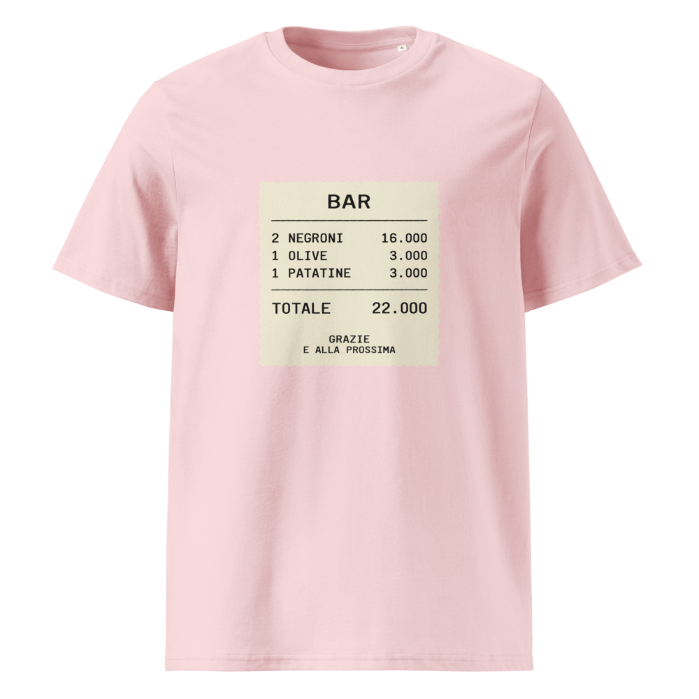 Il Conto Bar Receipt T-Shirt