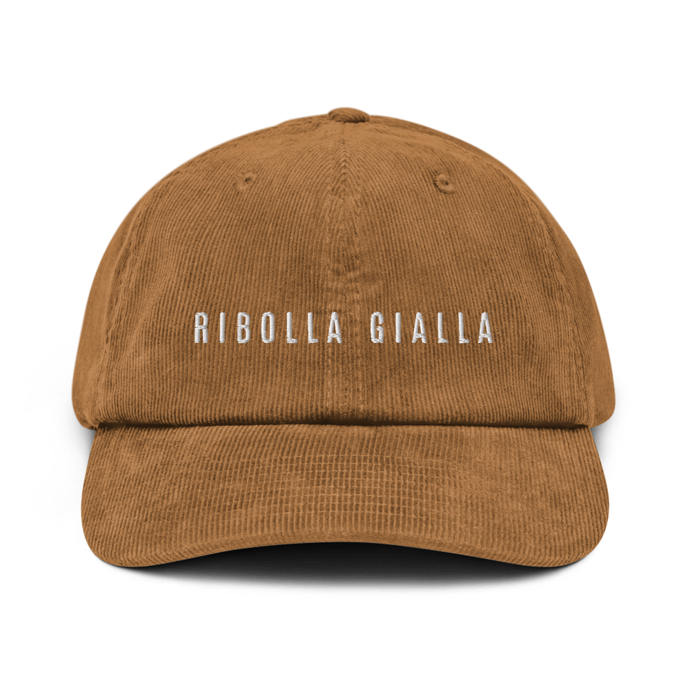Ribolla Gialla Embroidered Corduroy Cap