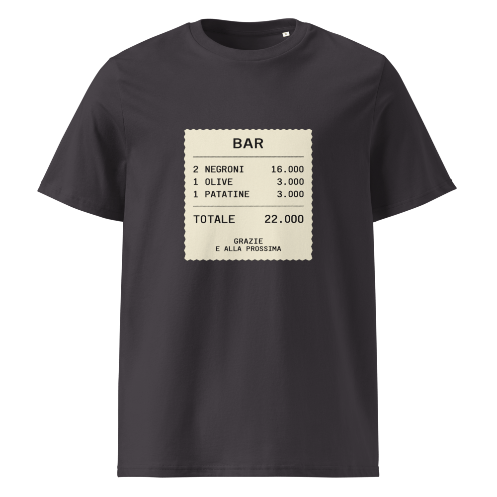 Il Conto Bar Receipt T-Shirt