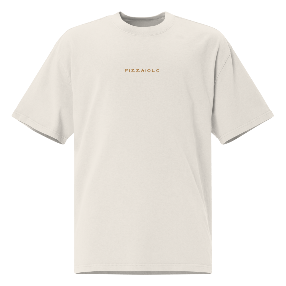 Pizzaiolo Embroidered Oversized T-Shirt