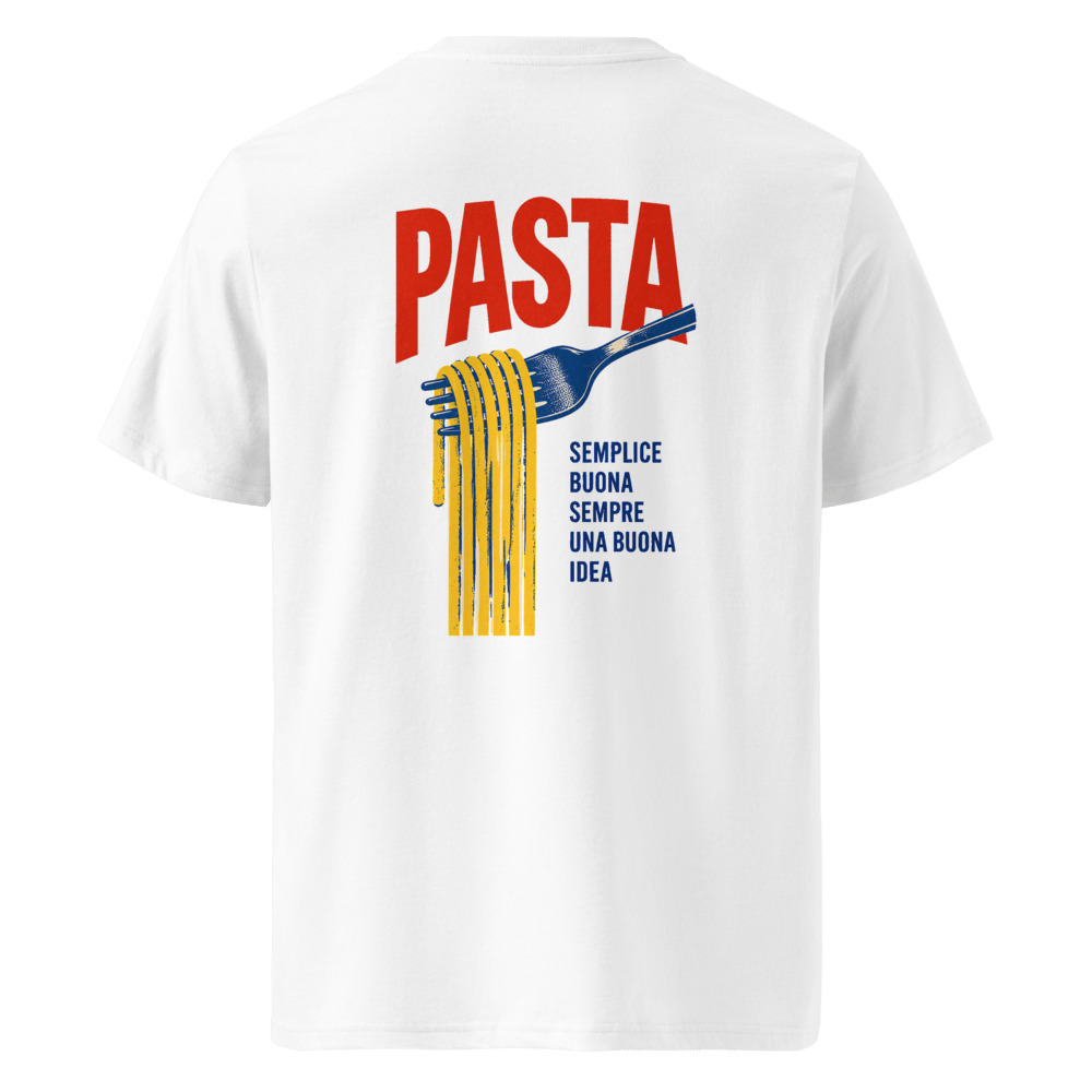 Spaghetti T-Shirt with Italian Lettering