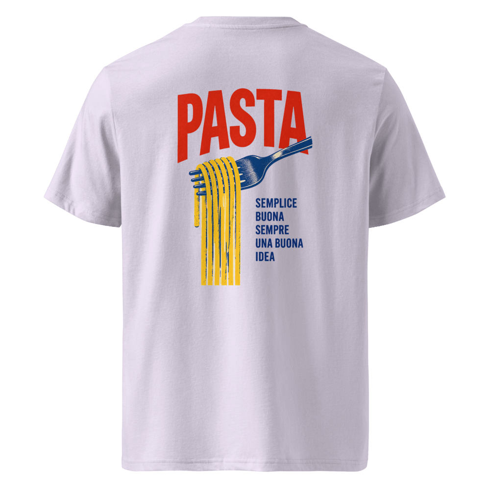 Spaghetti T-Shirt with Italian Lettering