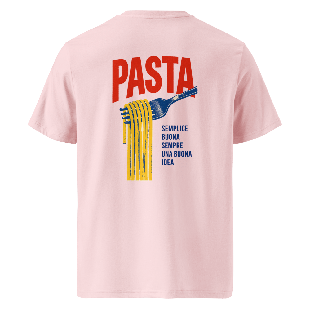 Spaghetti T-Shirt with Italian Lettering