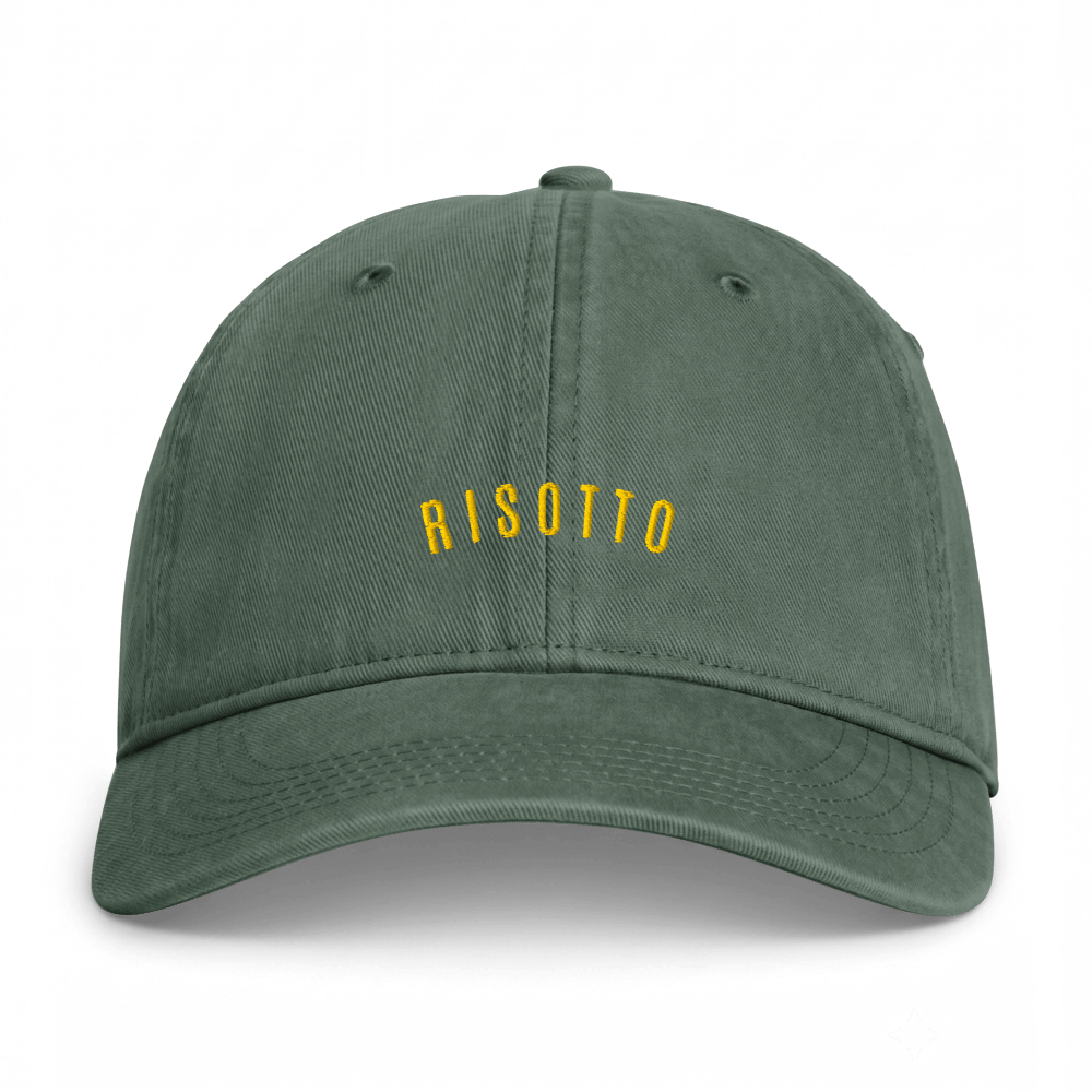 Risotto Embroidered Washed Cap