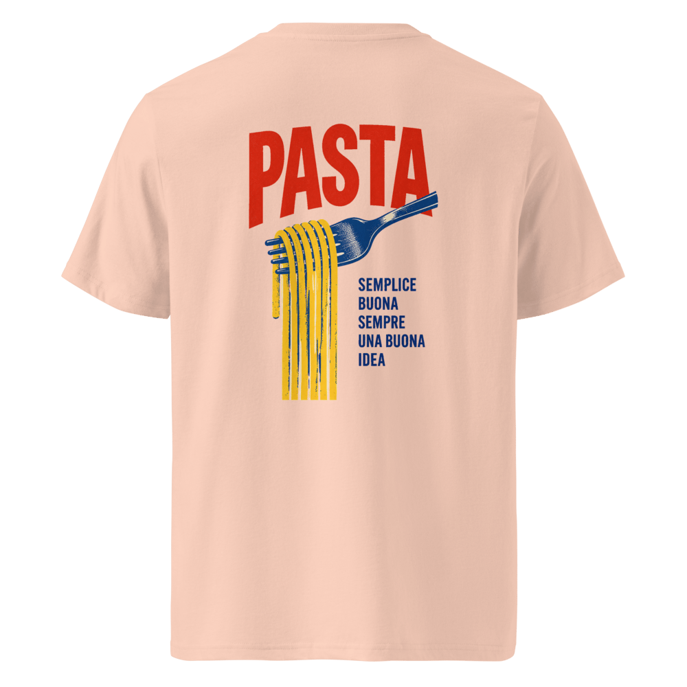 Spaghetti T-Shirt with Italian Lettering